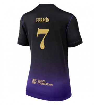 Barcelona Fermin Lopez #7 Udebanetrøje Dame 2026-27 Kortærmet Barcelona Fermin Lopez #7 Udebanetrøje Dame 2026-27 Kortærmet